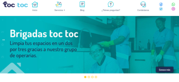 pagina web toctoc