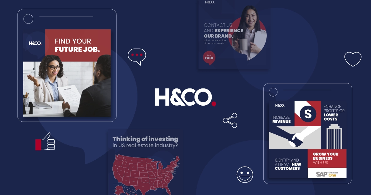 facebook publications alluding to services offered by h&co