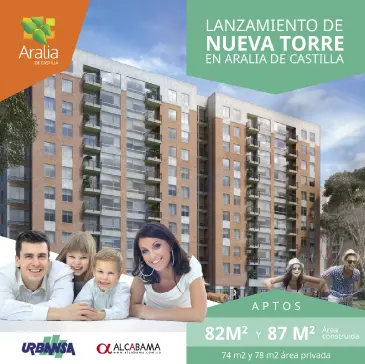urbansa's advertisement promoting apartments in aralia