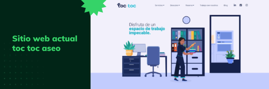 sitio web actual toc toc aseo