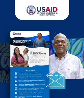 usaid homepage with a smiling man