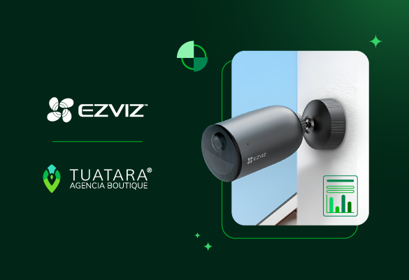 estrategia de crecimiento digital de Ezviz con Tuatara