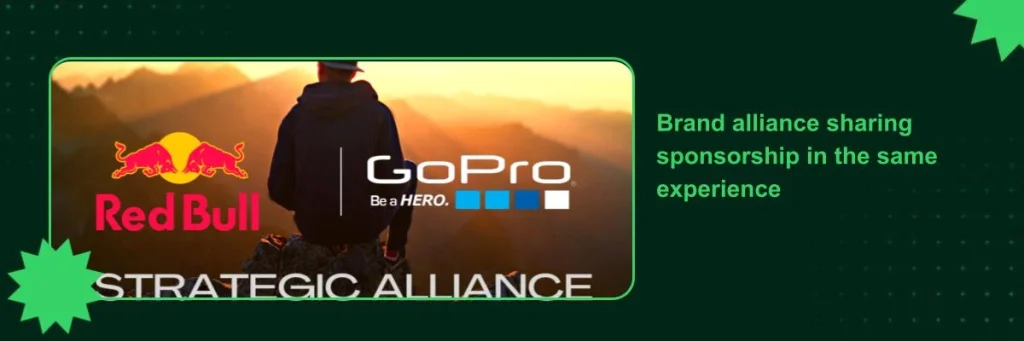 Red Bull and GoPro form a strategic alliance.