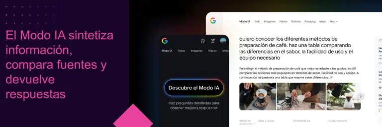La IA de Google es el cerebro detrás del nuevo buscador.