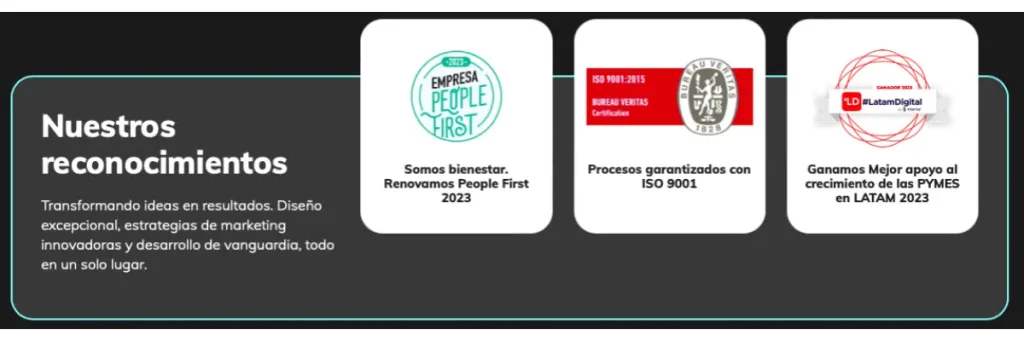 certificados de agencia boutique